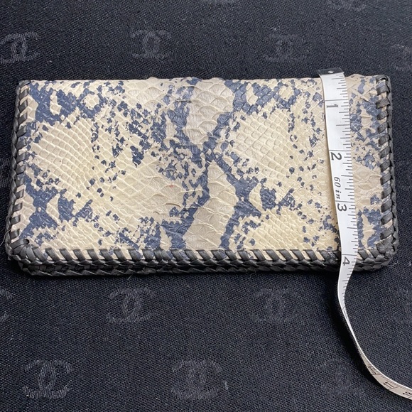 Two piece Leather snake skin wallet -unisex - Picture 12 of 12